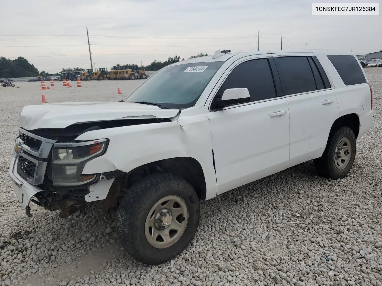 2018 Chevrolet Tahoe Special VIN: 1GNSKFEC7JR126384 Lot: 70144814