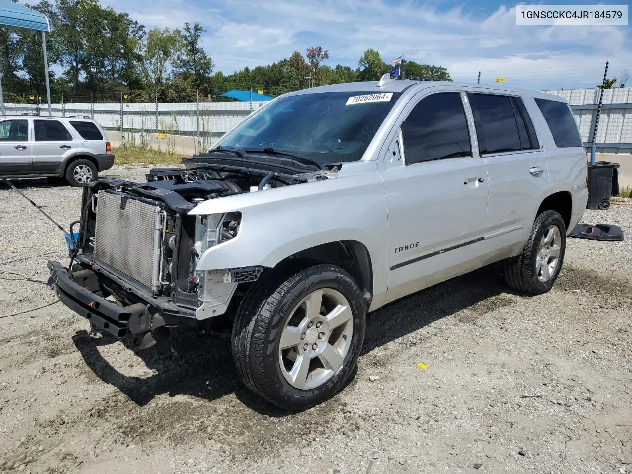 2018 Chevrolet Tahoe C1500 Premier VIN: 1GNSCCKC4JR184579 Lot: 70282064