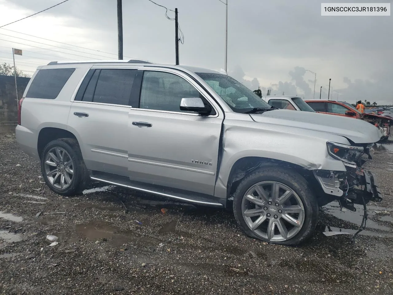 2018 Chevrolet Tahoe C1500 Premier VIN: 1GNSCCKC3JR181396 Lot: 70563714