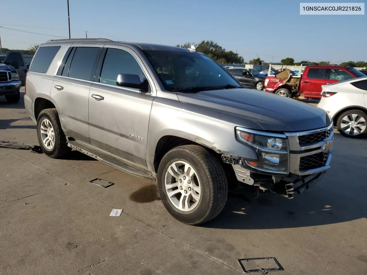 2018 Chevrolet Tahoe C1500 Ls VIN: 1GNSCAKC0JR221826 Lot: 70957464