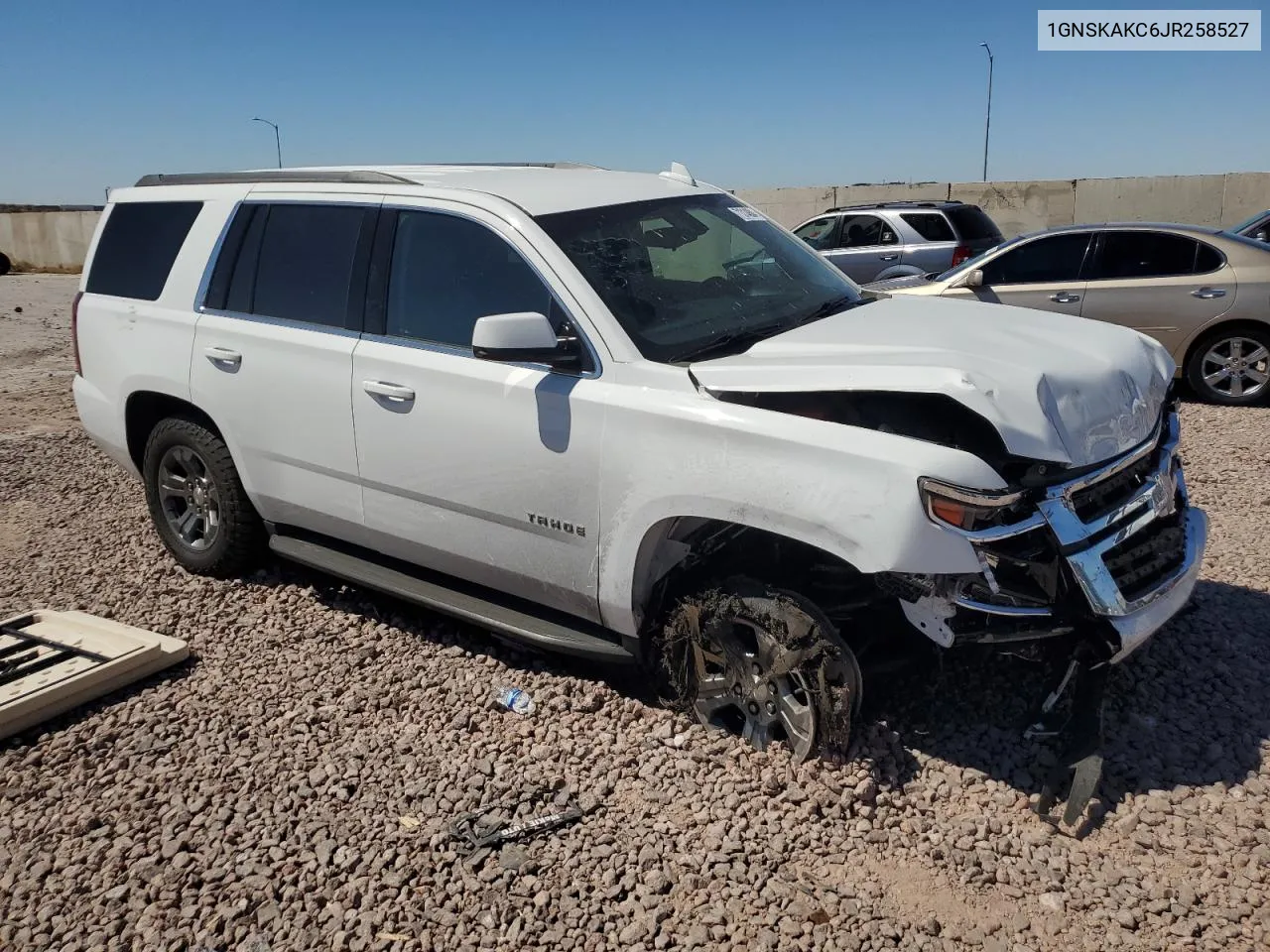 2018 Chevrolet Tahoe K1500 Ls VIN: 1GNSKAKC6JR258527 Lot: 71314804