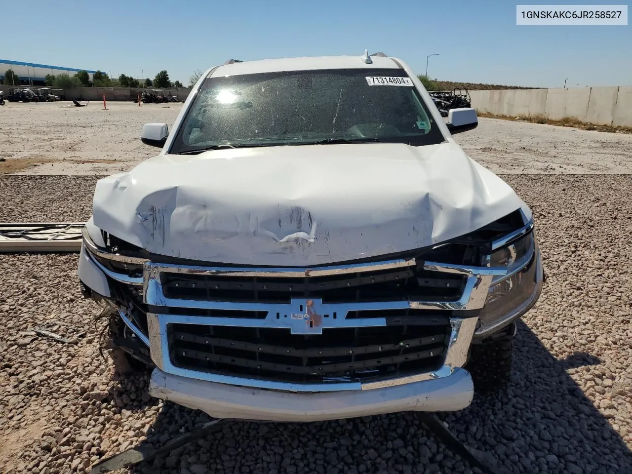 2018 Chevrolet Tahoe K1500 Ls VIN: 1GNSKAKC6JR258527 Lot: 71314804