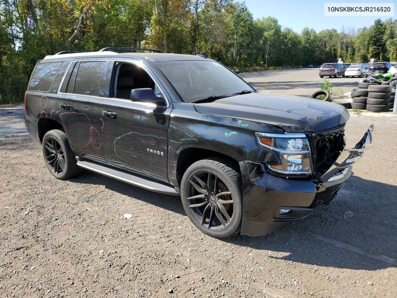 2018 Chevrolet Tahoe K1500 Lt VIN: 1GNSKBKC5JR216520 Lot: 71534484