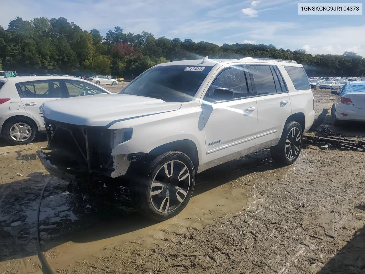 2018 Chevrolet Tahoe K1500 Premier VIN: 1GNSKCKC9JR104373 Lot: 71971884