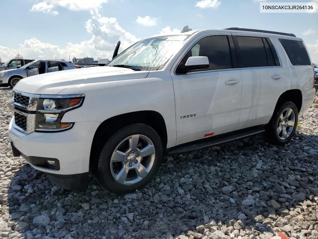 2018 Chevrolet Tahoe C1500 Ls VIN: 1GNSCAKC3JR264136 Lot: 72337824