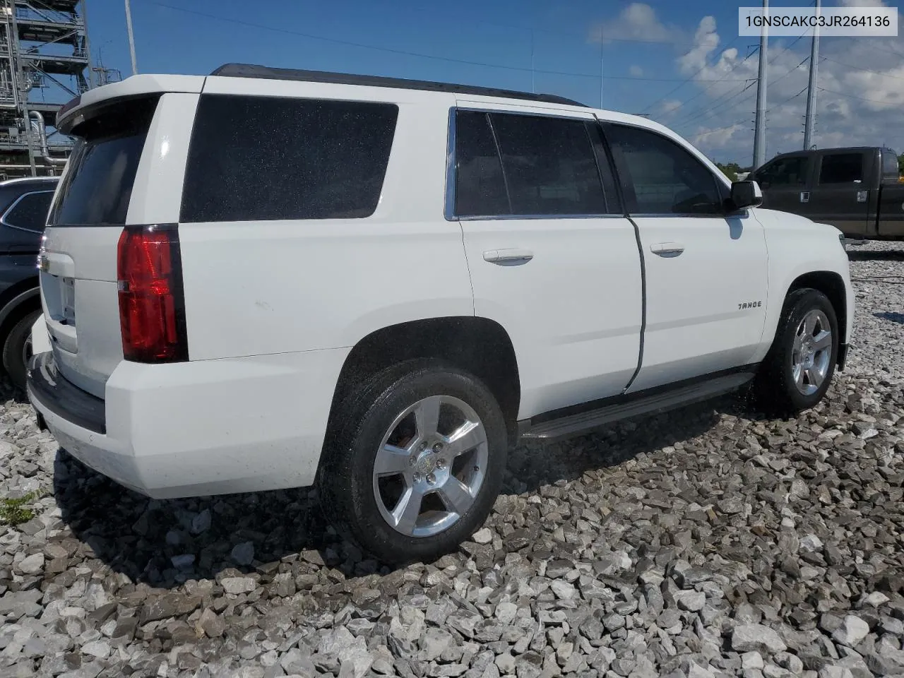 2018 Chevrolet Tahoe C1500 Ls VIN: 1GNSCAKC3JR264136 Lot: 72337824