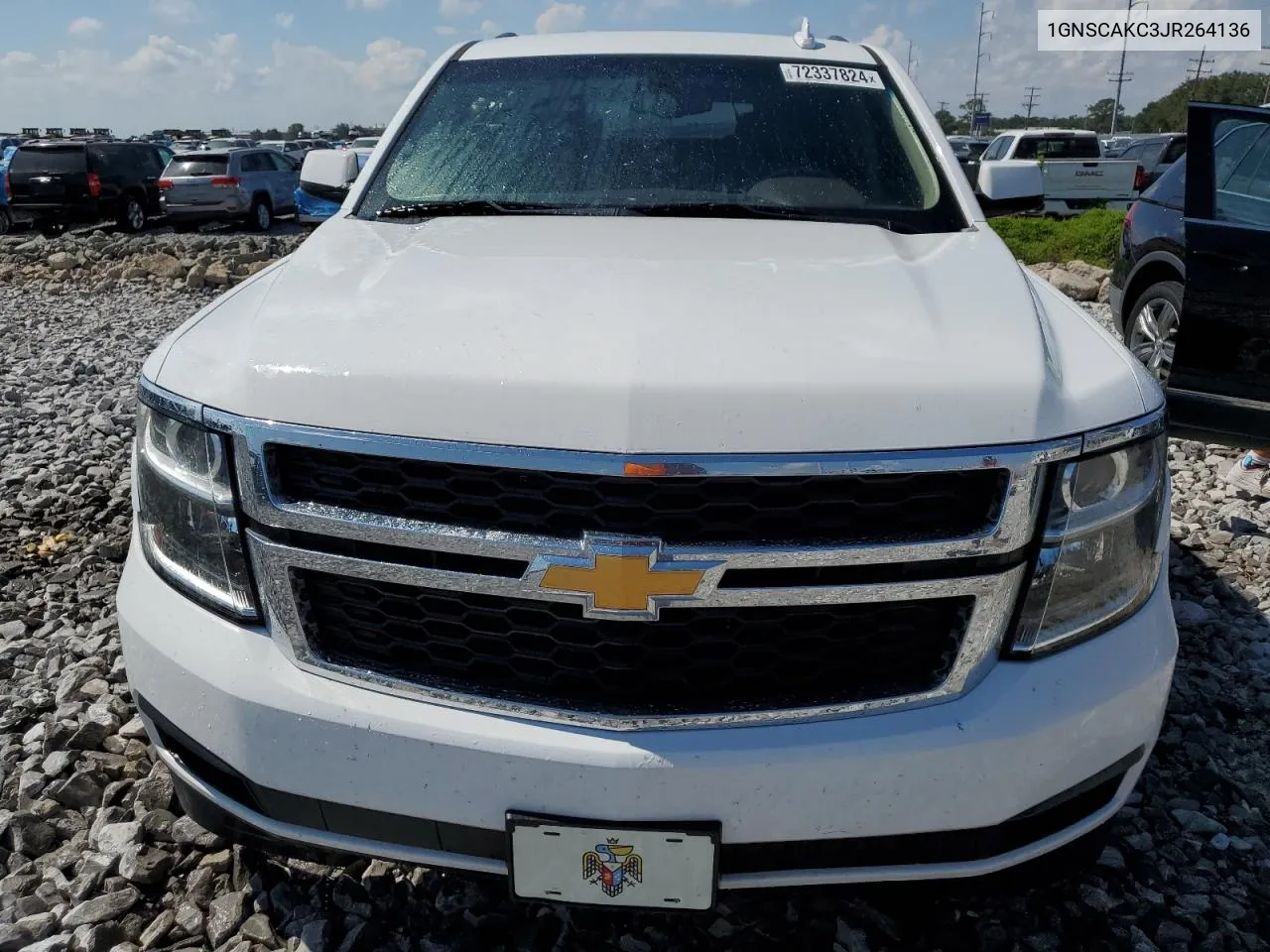 2018 Chevrolet Tahoe C1500 Ls VIN: 1GNSCAKC3JR264136 Lot: 72337824