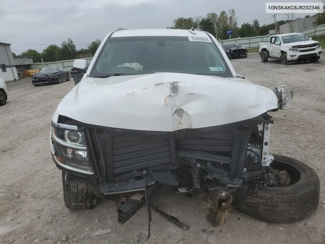 2018 Chevrolet Tahoe K1500 Ls VIN: 1GNSKAKC8JR202346 Lot: 72432634