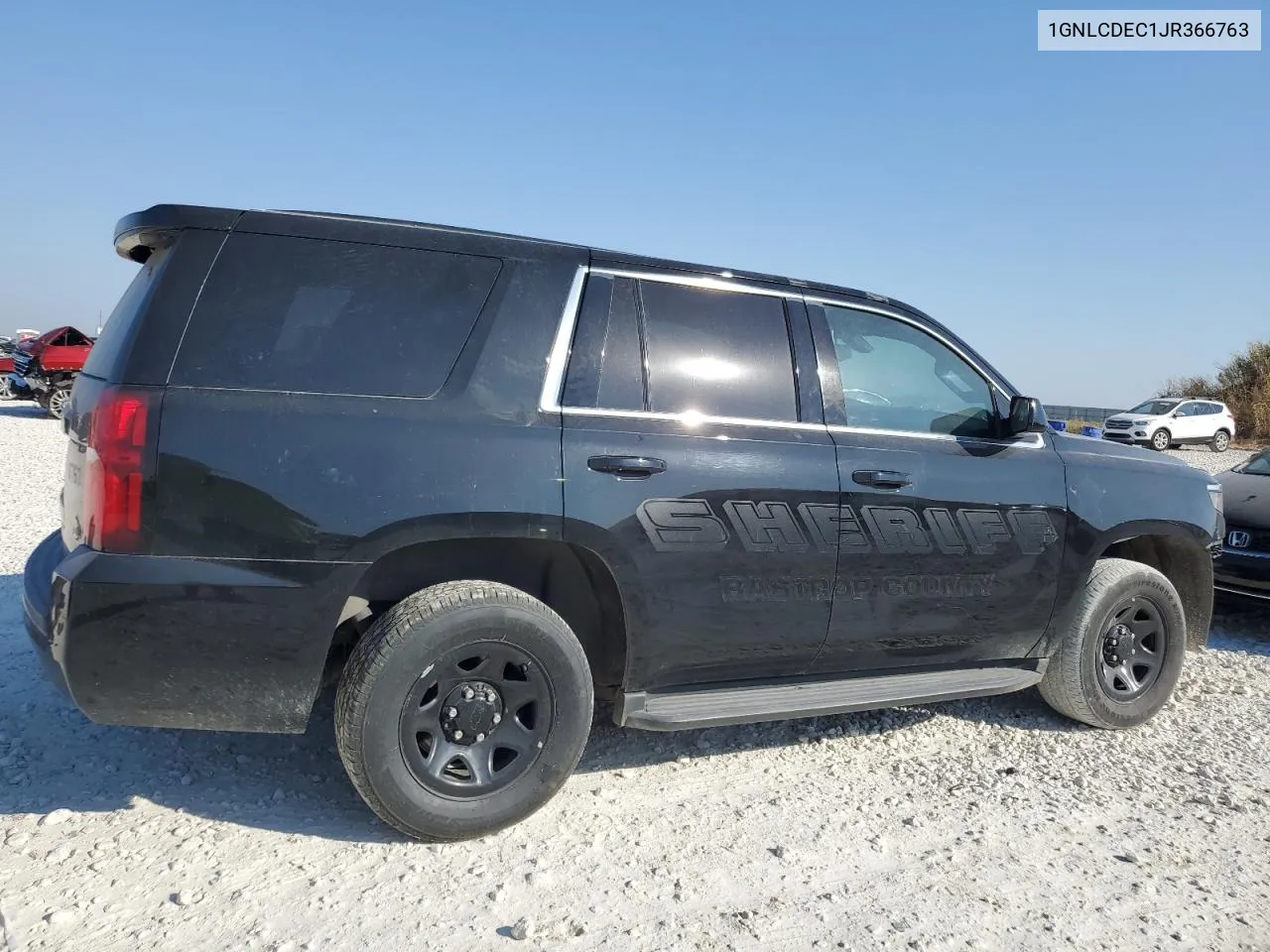 2018 Chevrolet Tahoe Police VIN: 1GNLCDEC1JR366763 Lot: 73096344