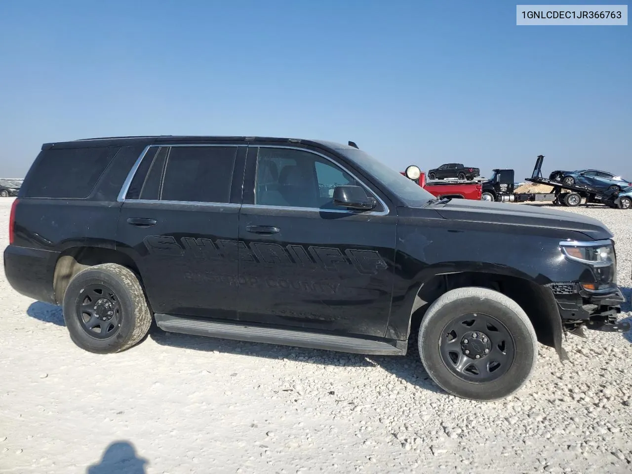 2018 Chevrolet Tahoe Police VIN: 1GNLCDEC1JR366763 Lot: 73096344