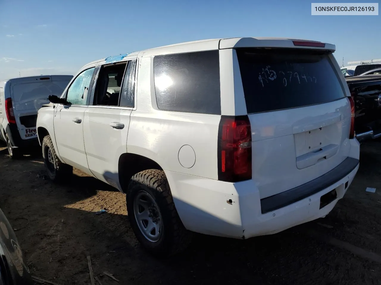 2018 Chevrolet Tahoe Special VIN: 1GNSKFEC0JR126193 Lot: 73133434