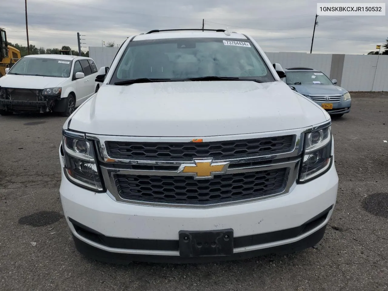 2018 Chevrolet Tahoe K1500 Lt VIN: 1GNSKBKCXJR150532 Lot: 73764434