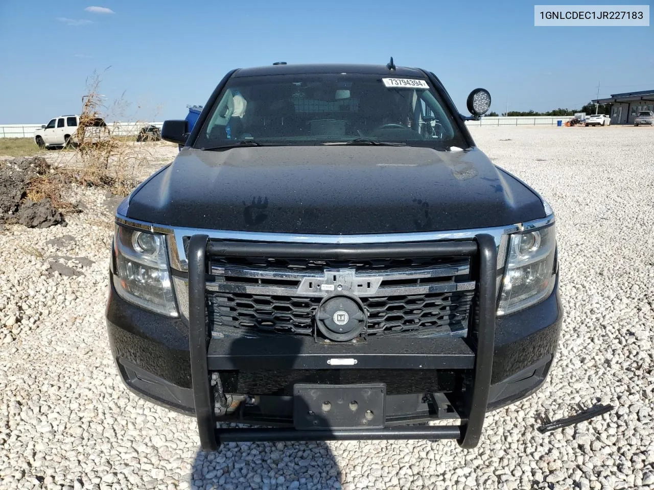 2018 Chevrolet Tahoe Police VIN: 1GNLCDEC1JR227183 Lot: 73794394