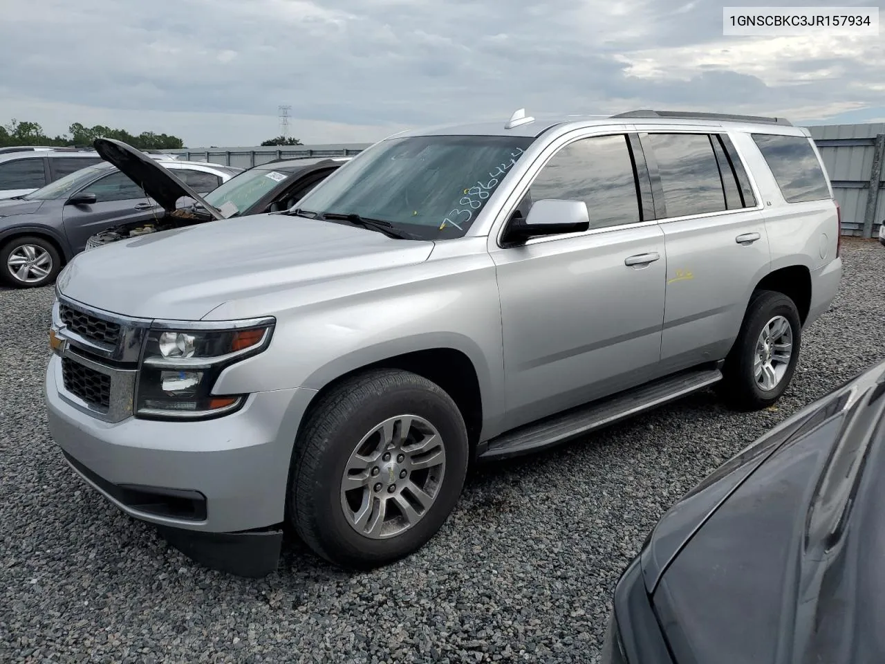 2018 Chevrolet Tahoe C1500 Lt VIN: 1GNSCBKC3JR157934 Lot: 73886444