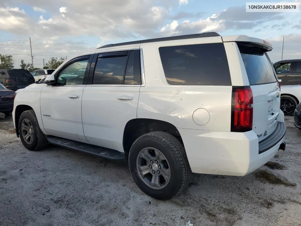 2018 Chevrolet Tahoe K1500 Ls VIN: 1GNSKAKC8JR138678 Lot: 74596044