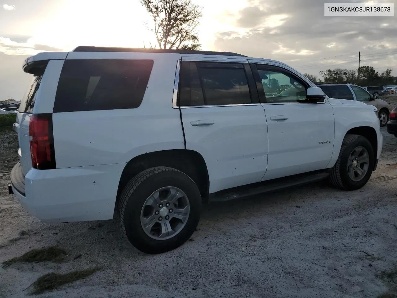 2018 Chevrolet Tahoe K1500 Ls VIN: 1GNSKAKC8JR138678 Lot: 74596044