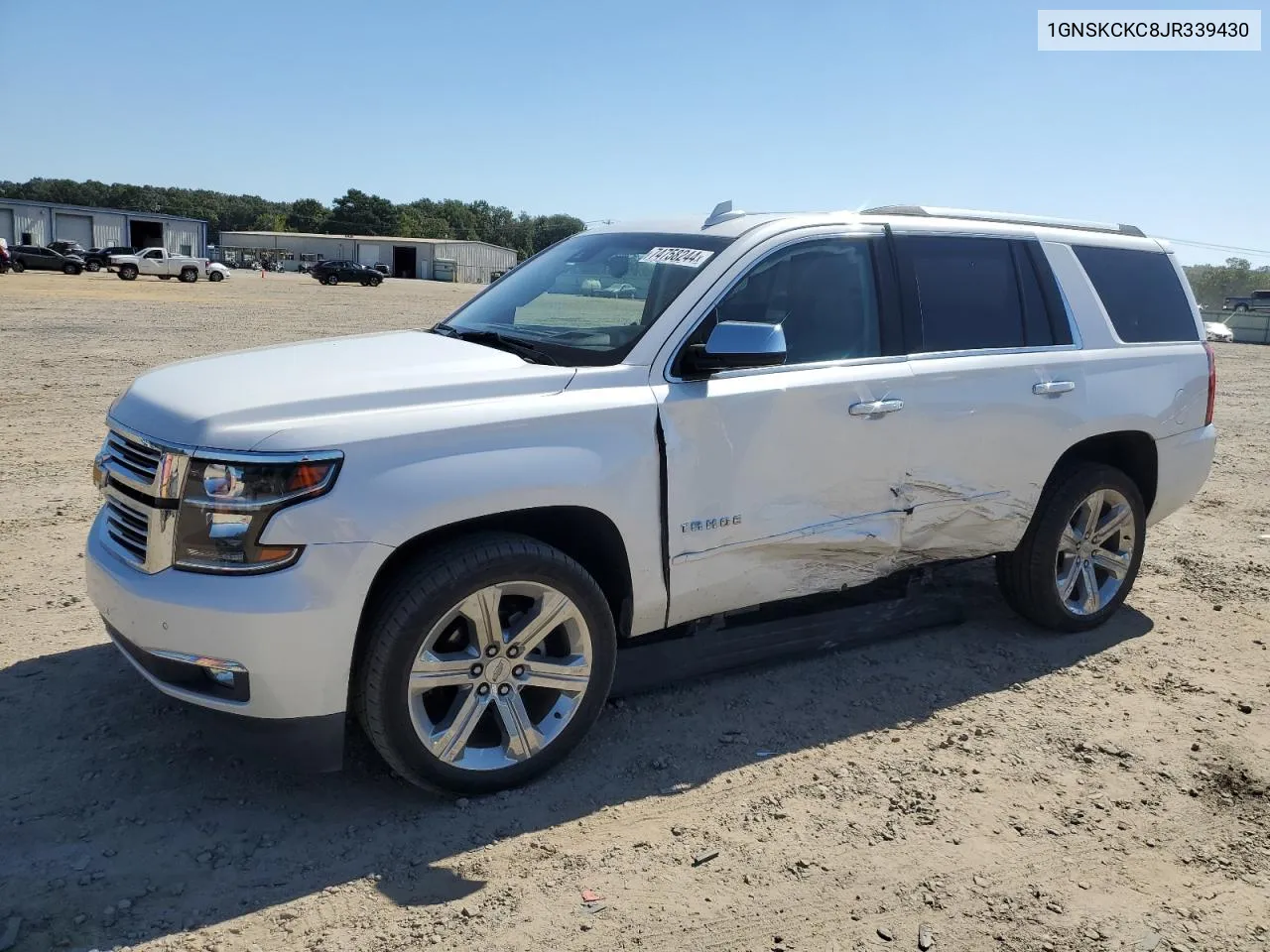 2018 Chevrolet Tahoe K1500 Premier VIN: 1GNSKCKC8JR339430 Lot: 74758244