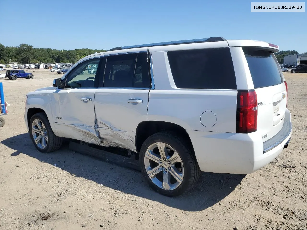 2018 Chevrolet Tahoe K1500 Premier VIN: 1GNSKCKC8JR339430 Lot: 74758244