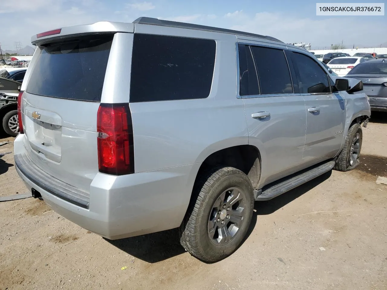 2018 Chevrolet Tahoe C1500 Ls VIN: 1GNSCAKC6JR376672 Lot: 74823734