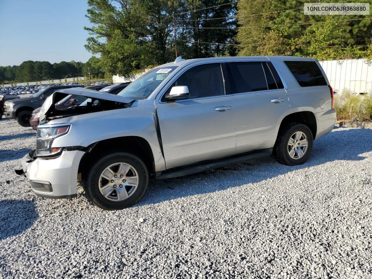 2018 Chevrolet Tahoe Police VIN: 1GNLCDKC6JR363880 Lot: 75091854