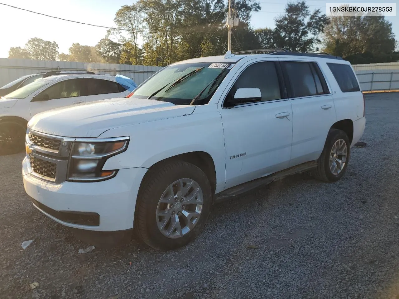 2018 Chevrolet Tahoe K1500 Lt VIN: 1GNSKBKC0JR278553 Lot: 75245474