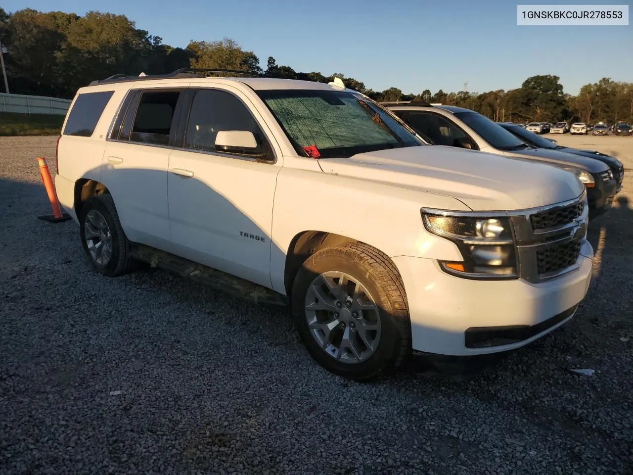 2018 Chevrolet Tahoe K1500 Lt VIN: 1GNSKBKC0JR278553 Lot: 75245474