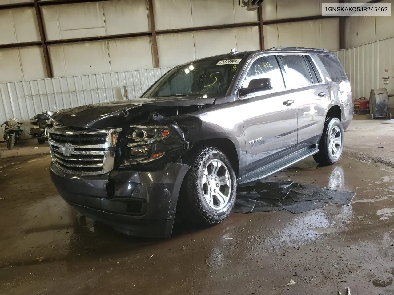 2018 Chevrolet Tahoe K1500 Ls VIN: 1GNSKAKC5JR245462 Lot: 75314904