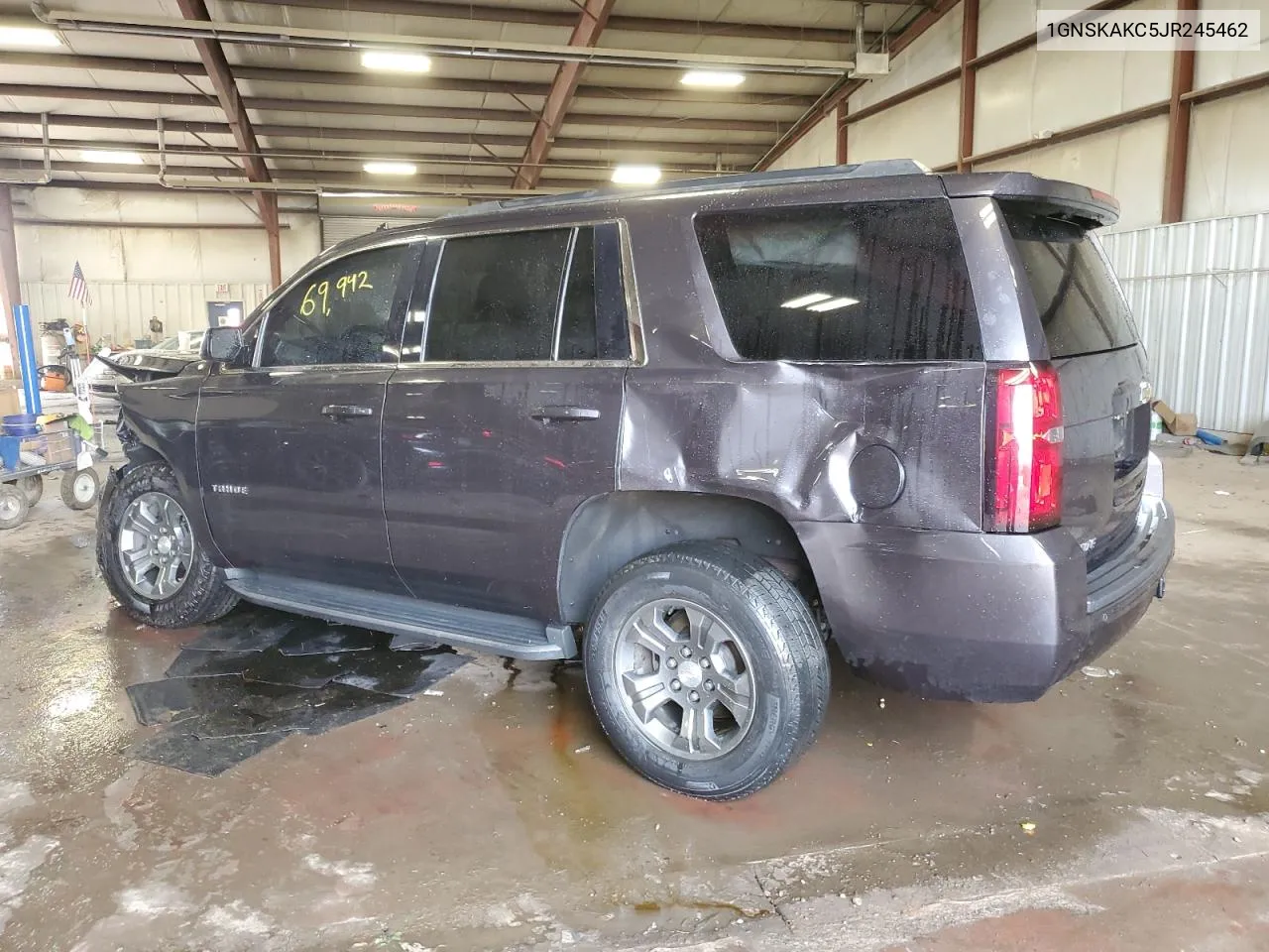 2018 Chevrolet Tahoe K1500 Ls VIN: 1GNSKAKC5JR245462 Lot: 75314904