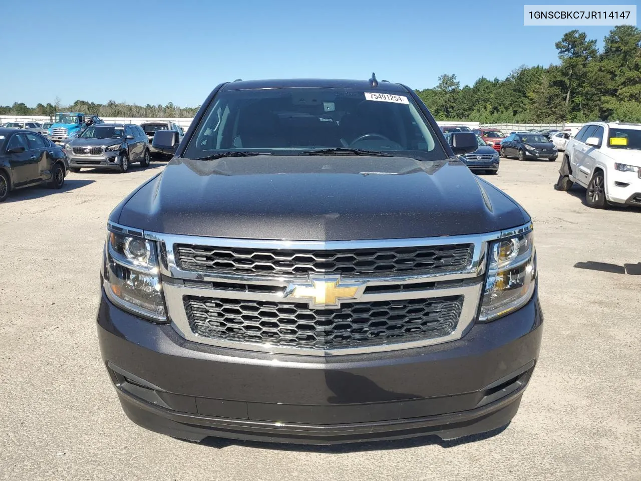 1GNSCBKC7JR114147 2018 Chevrolet Tahoe C1500 Lt