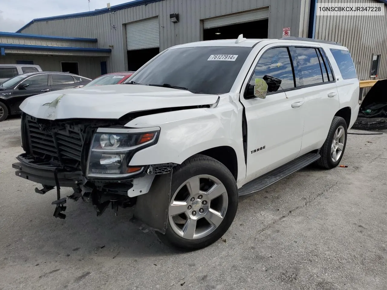 2018 Chevrolet Tahoe C1500 Lt VIN: 1GNSCBKCXJR347228 Lot: 76127914