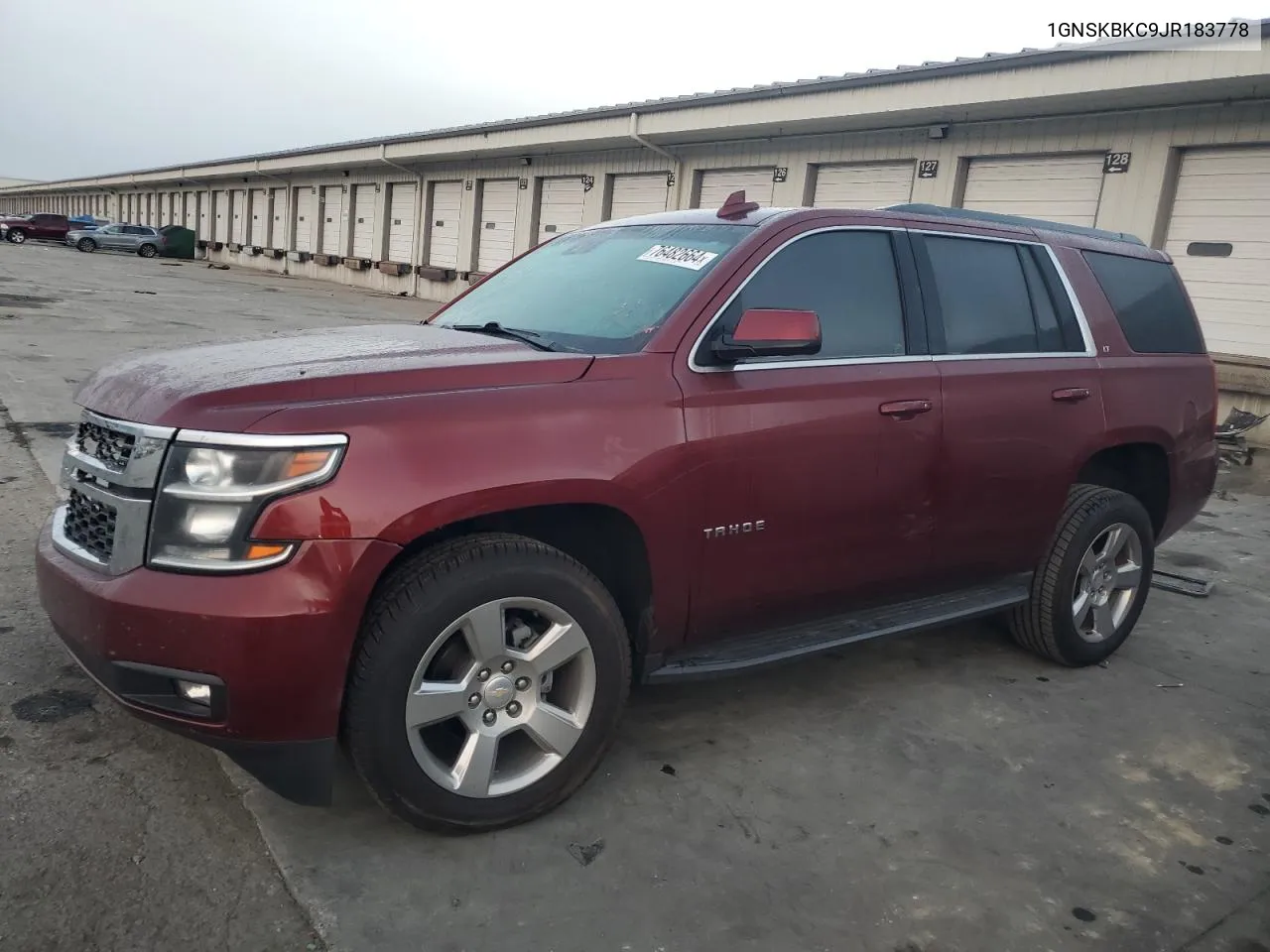 2018 Chevrolet Tahoe K1500 Lt VIN: 1GNSKBKC9JR183778 Lot: 76482664