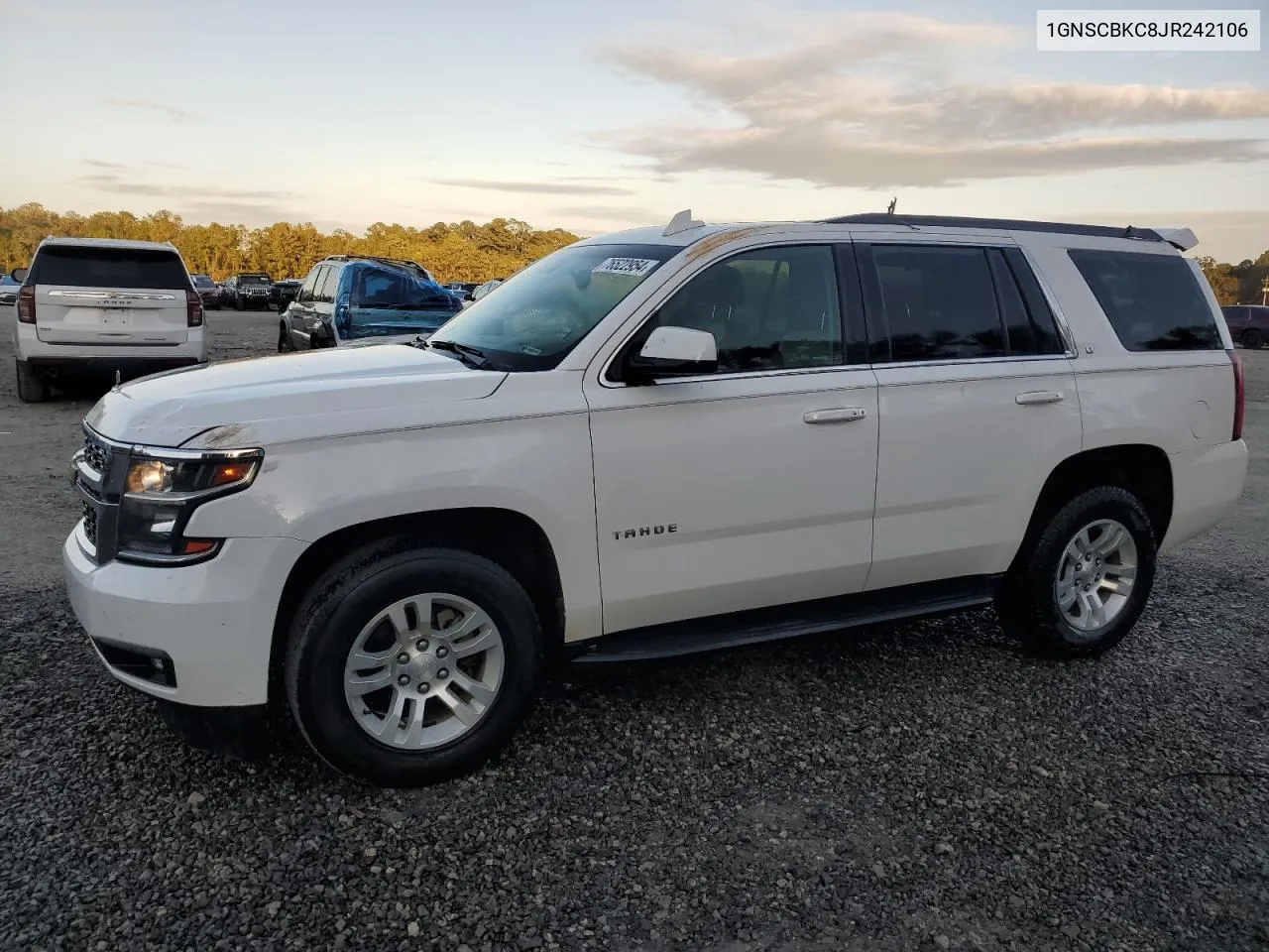 2018 Chevrolet Tahoe C1500 Lt VIN: 1GNSCBKC8JR242106 Lot: 76522954