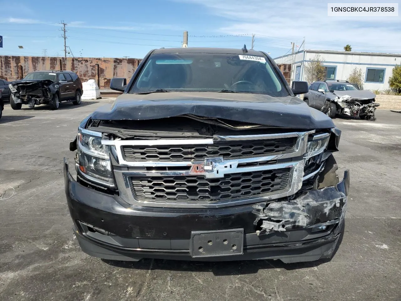 2018 Chevrolet Tahoe C1500 Lt VIN: 1GNSCBKC4JR378538 Lot: 76684304