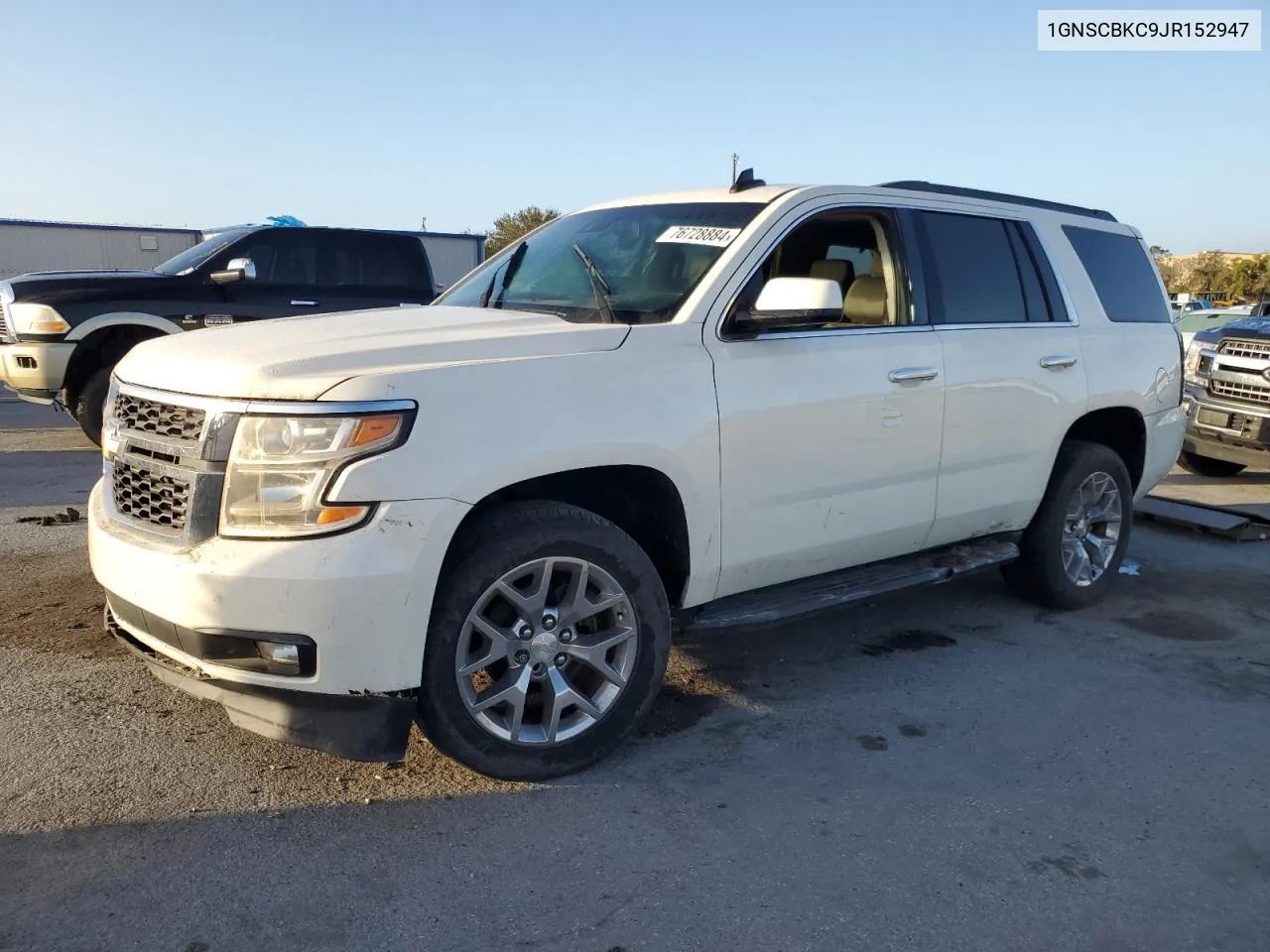 2018 Chevrolet Tahoe C1500 Lt VIN: 1GNSCBKC9JR152947 Lot: 76728884