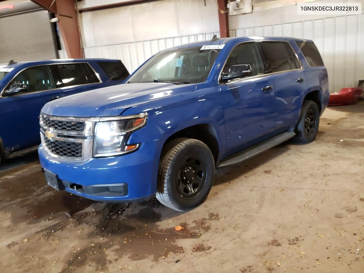 2018 Chevrolet Tahoe Police VIN: 1GNSKDEC3JR322813 Lot: 76998864