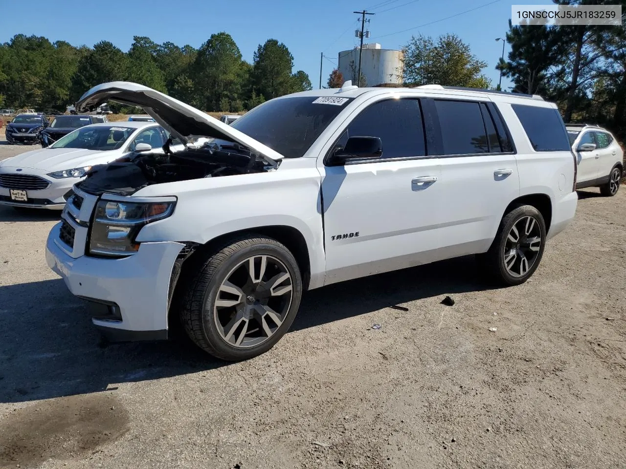 2018 Chevrolet Tahoe C1500 Premier VIN: 1GNSCCKJ5JR183259 Lot: 77091924