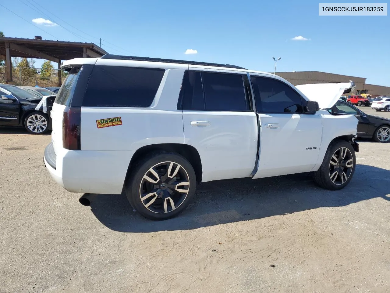 2018 Chevrolet Tahoe C1500 Premier VIN: 1GNSCCKJ5JR183259 Lot: 77091924