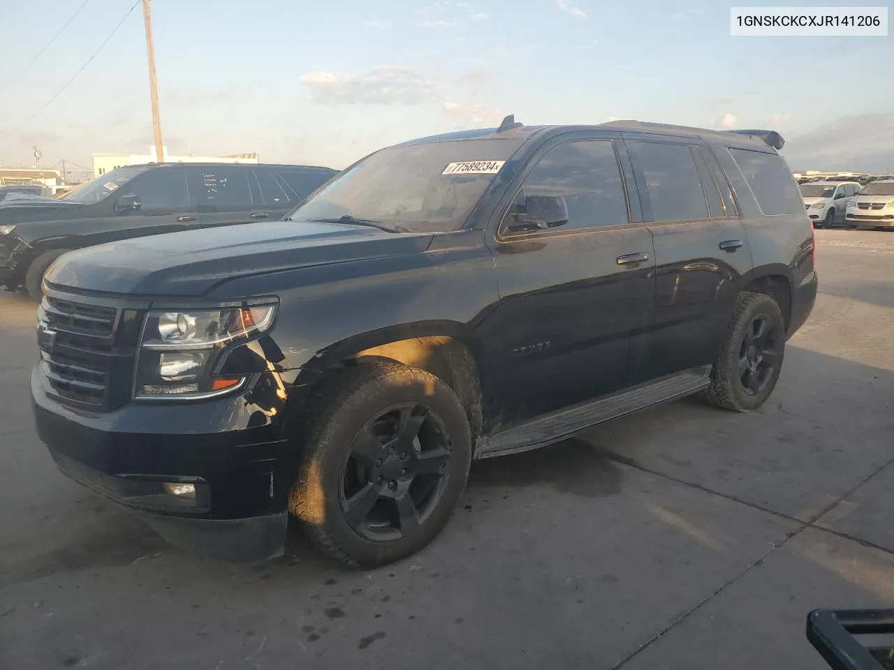 2018 Chevrolet Tahoe K1500 Premier VIN: 1GNSKCKCXJR141206 Lot: 77589234