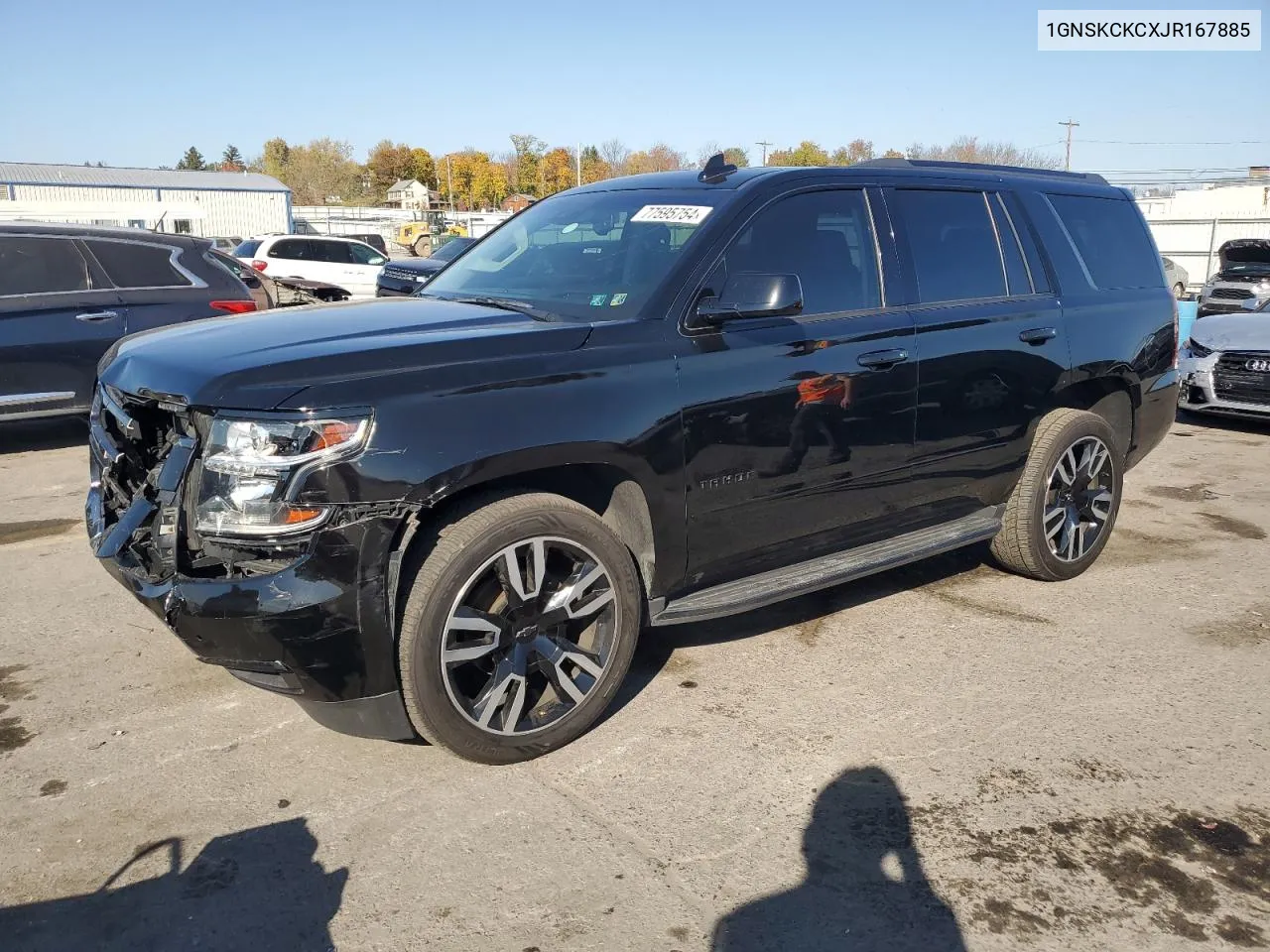 2018 Chevrolet Tahoe K1500 Premier VIN: 1GNSKCKCXJR167885 Lot: 77595754