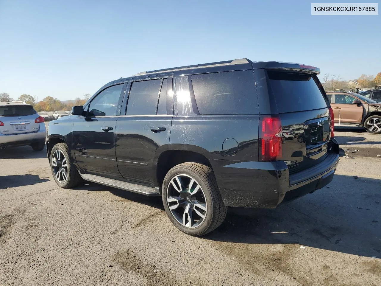 2018 Chevrolet Tahoe K1500 Premier VIN: 1GNSKCKCXJR167885 Lot: 77595754