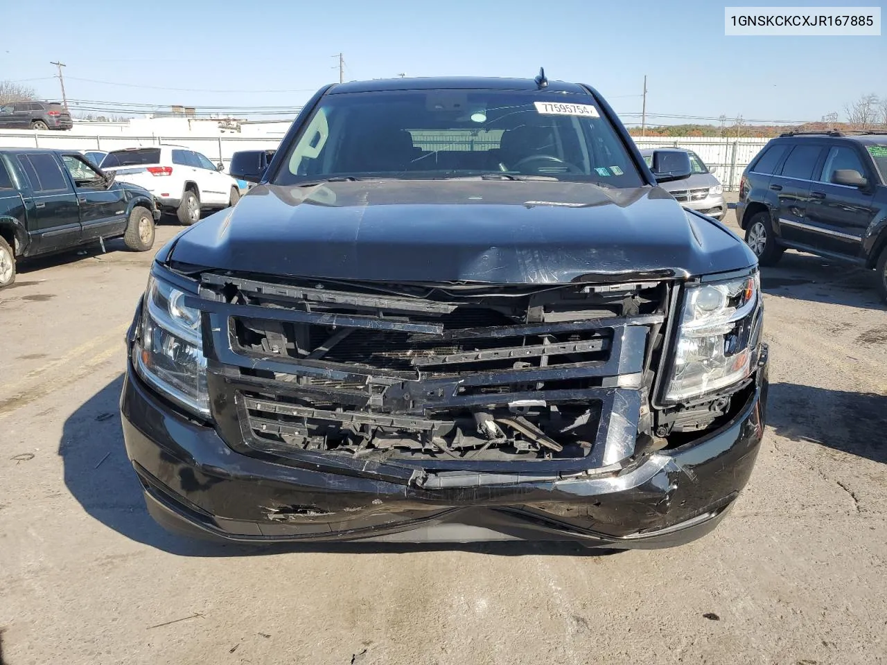 2018 Chevrolet Tahoe K1500 Premier VIN: 1GNSKCKCXJR167885 Lot: 77595754