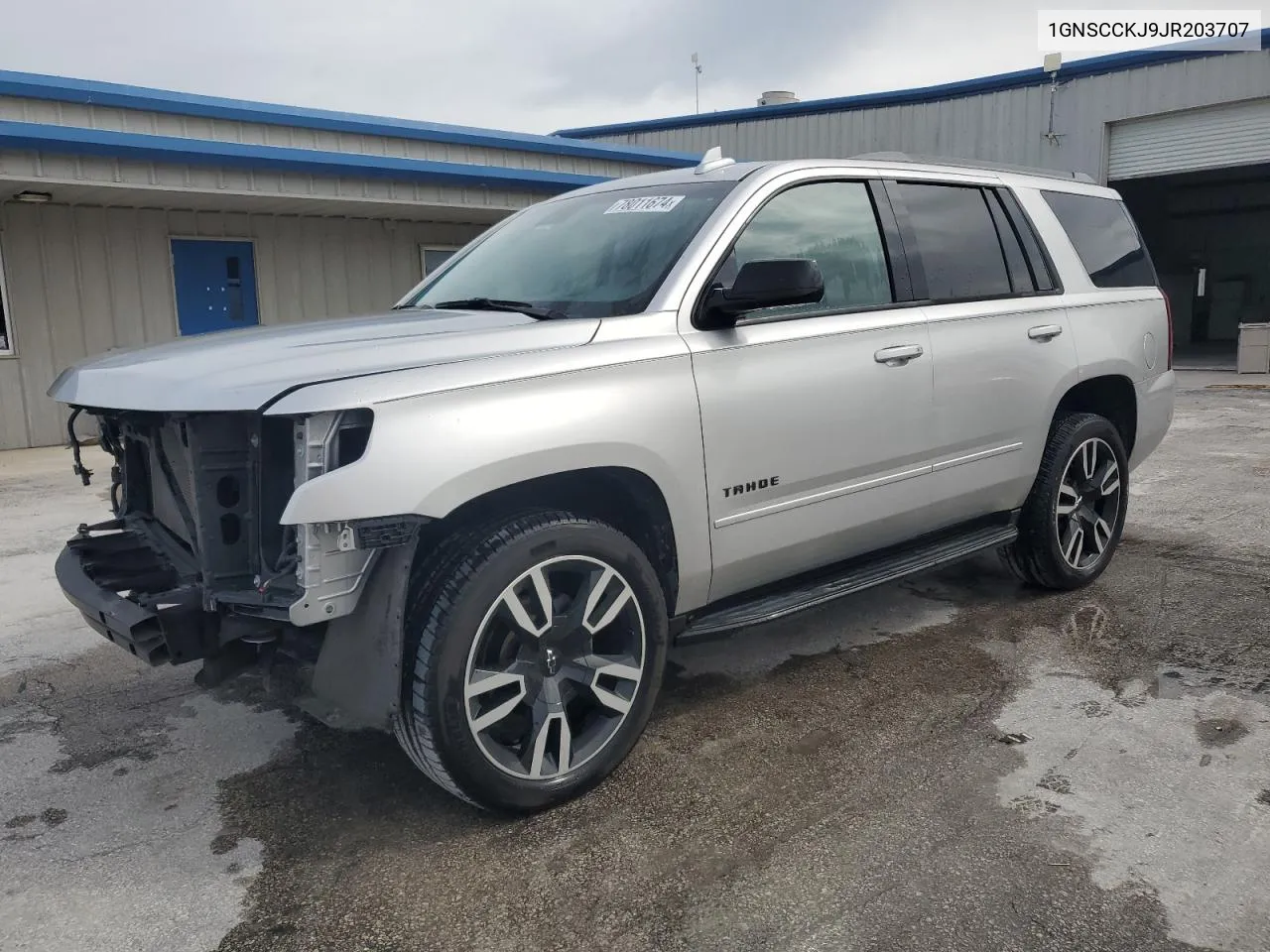 2018 Chevrolet Tahoe C1500 Premier VIN: 1GNSCCKJ9JR203707 Lot: 78011674