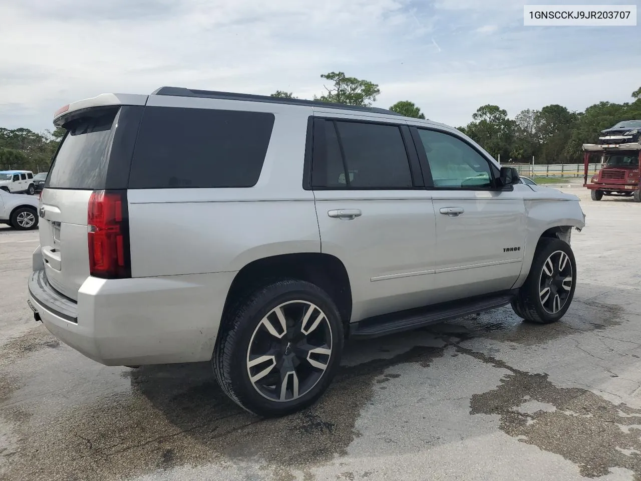 2018 Chevrolet Tahoe C1500 Premier VIN: 1GNSCCKJ9JR203707 Lot: 78011674