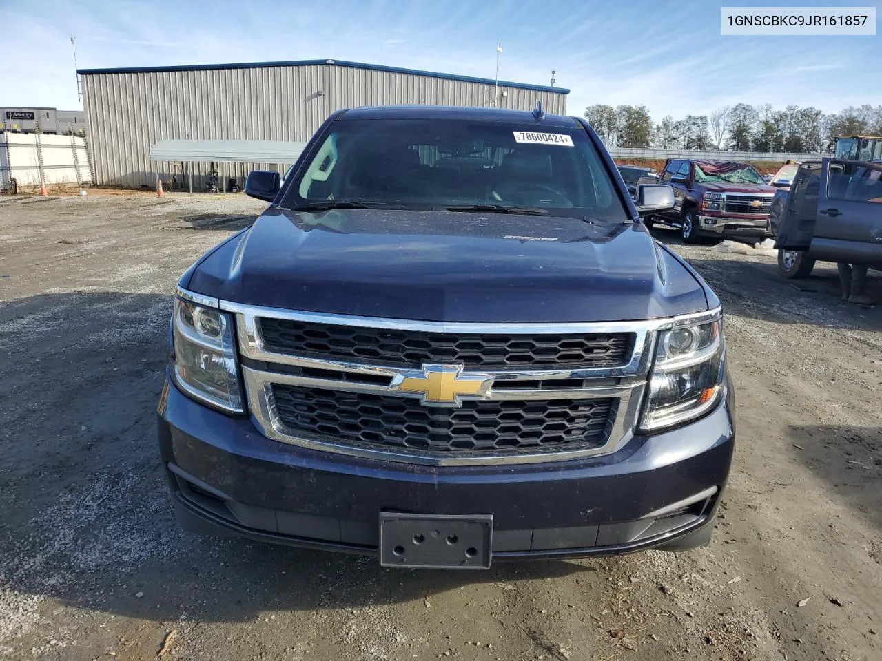 2018 Chevrolet Tahoe C1500 Lt VIN: 1GNSCBKC9JR161857 Lot: 78600424