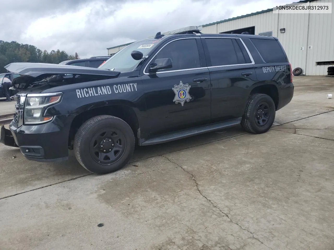 2018 Chevrolet Tahoe Police VIN: 1GNSKDEC8JR312973 Lot: 79480504