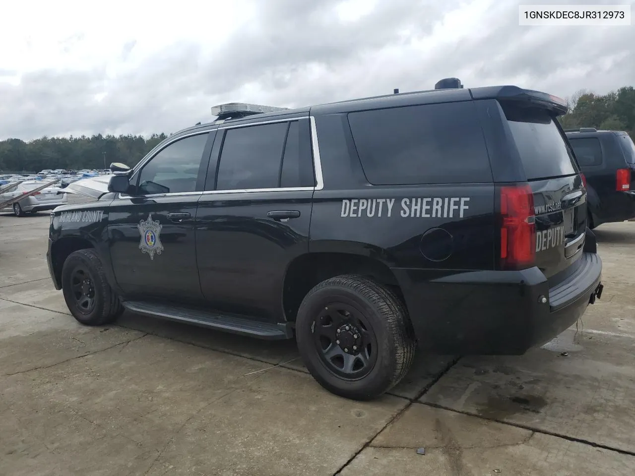 2018 Chevrolet Tahoe Police VIN: 1GNSKDEC8JR312973 Lot: 79480504