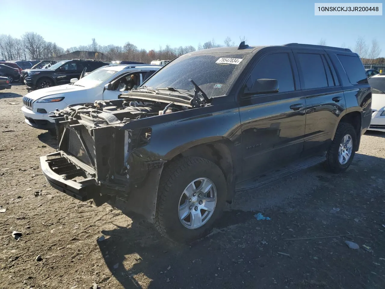 2018 Chevrolet Tahoe K1500 Premier VIN: 1GNSKCKJ3JR200448 Lot: 79547834