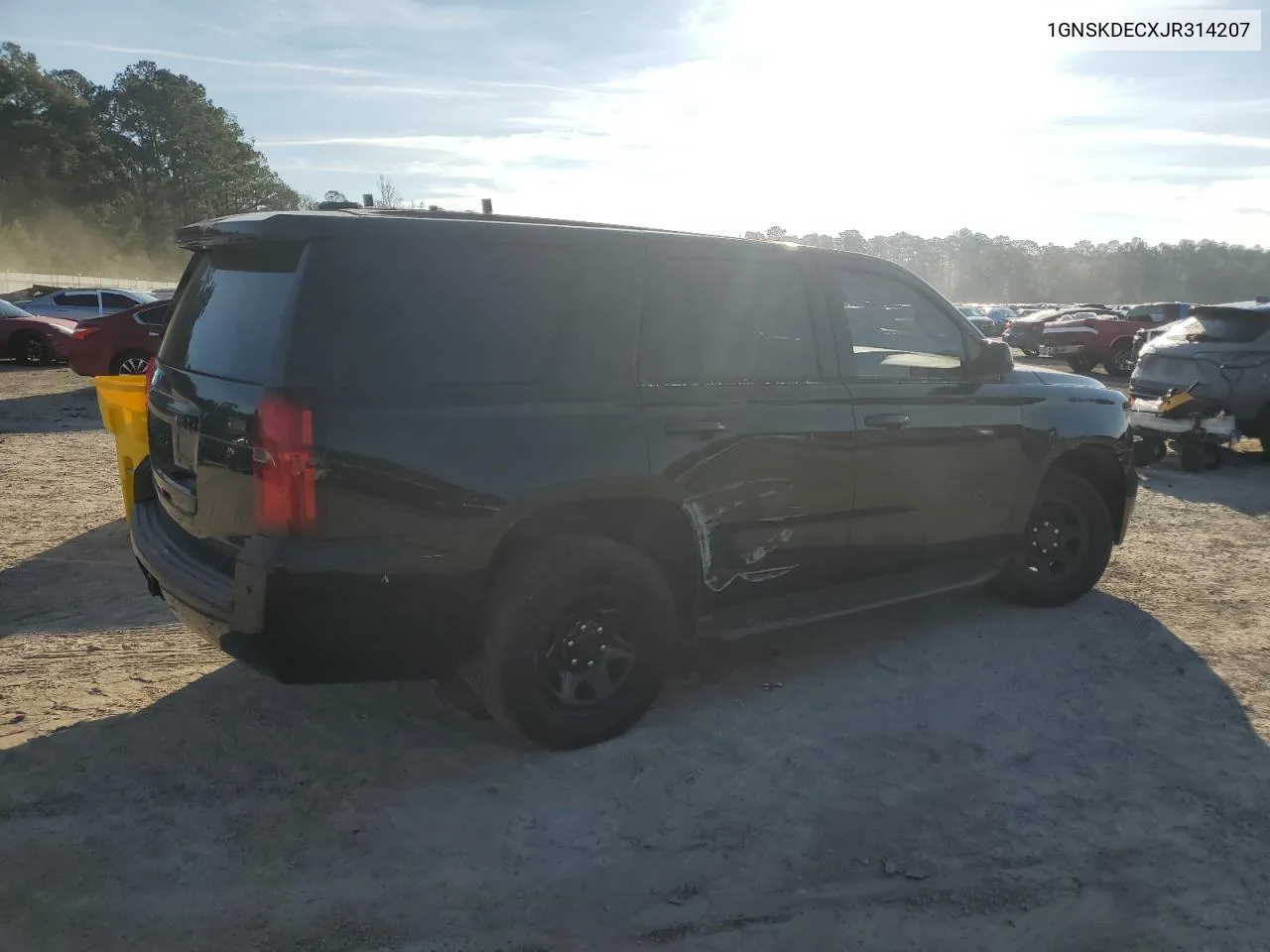 2018 Chevrolet Tahoe Police VIN: 1GNSKDECXJR314207 Lot: 81006084