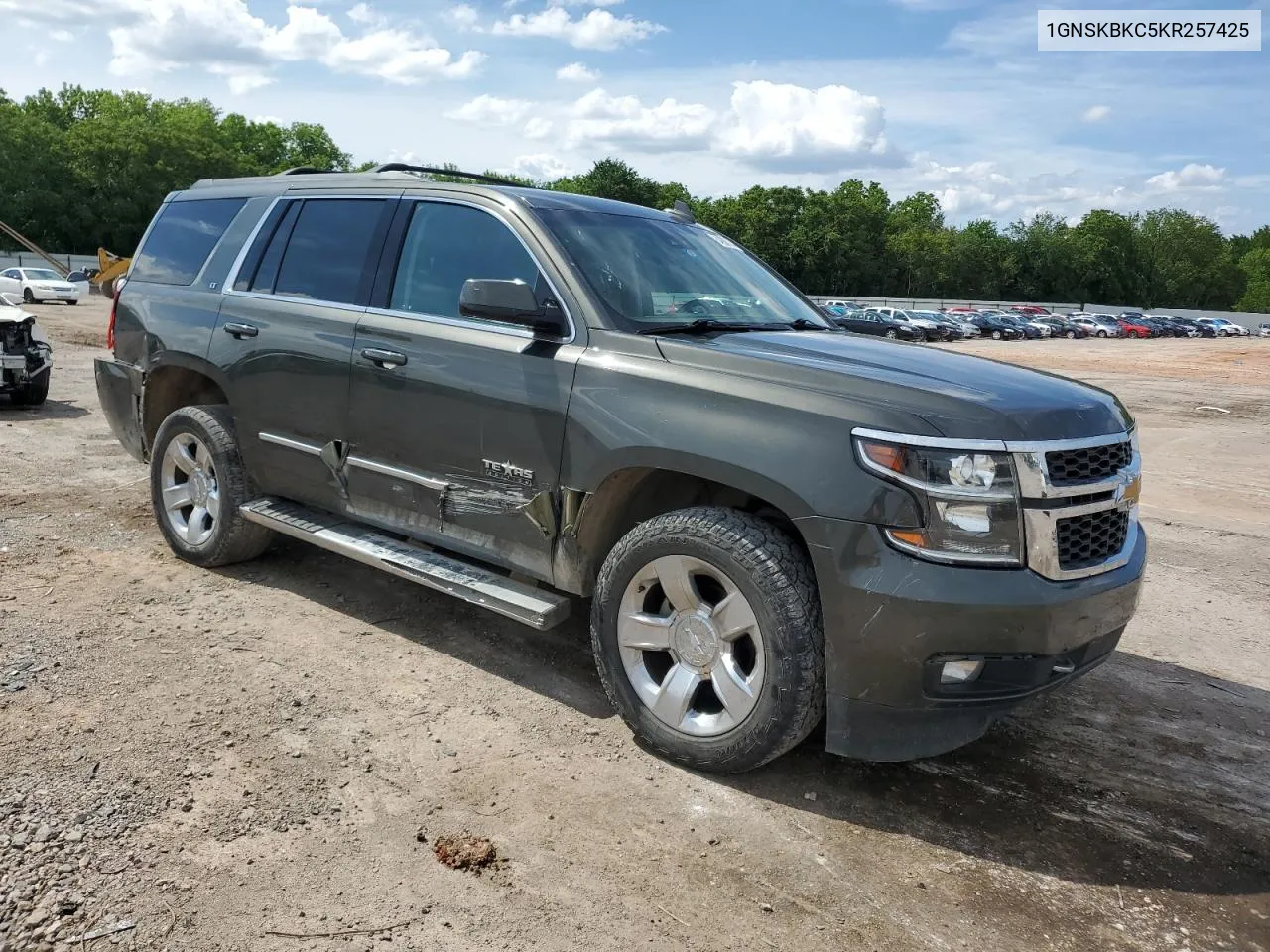 2019 Chevrolet Tahoe K1500 Lt VIN: 1GNSKBKC5KR257425 Lot: 54906254