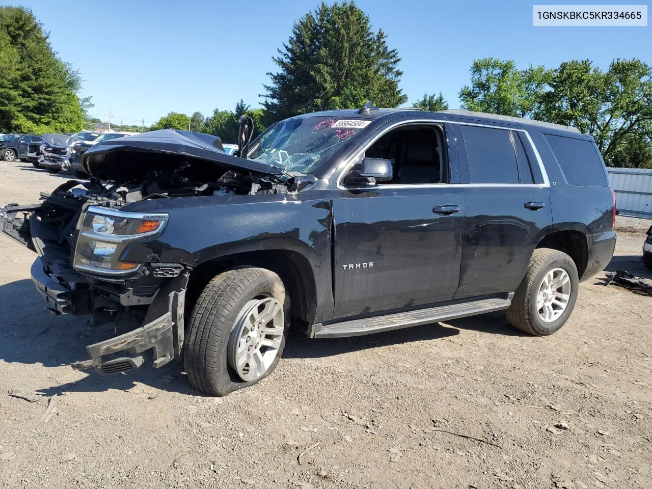 2019 Chevrolet Tahoe K1500 Lt VIN: 1GNSKBKC5KR334665 Lot: 56964504